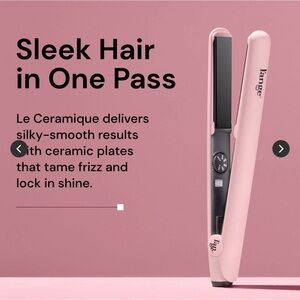 Lange Blush Le Ceramique 1 Pass Hair Flat Iron Straightener
